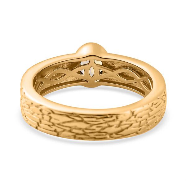 AA natürlicher, goldener Tansanit-Ring - 0,44 ct. image number 6