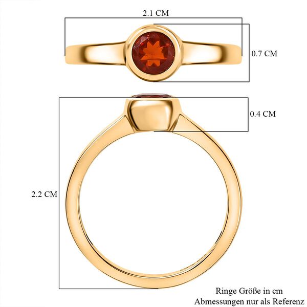 D'Joy AA mexikanischer Kirschfeuer-Opal Ring - 0,36 ct. image number 7