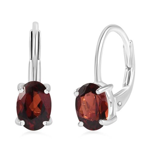 Rote Granat-Ohrhänger - 1,89 ct. image number 0