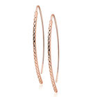 925 Silber ros&eacute;vergoldetOhrringe ca. 1,90g