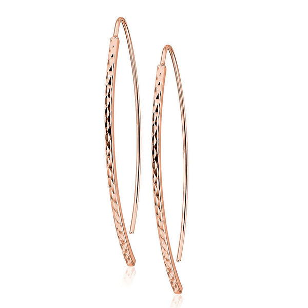 925 Silber ros&eacute;vergoldetOhrringe ca. 1,90g image number 0