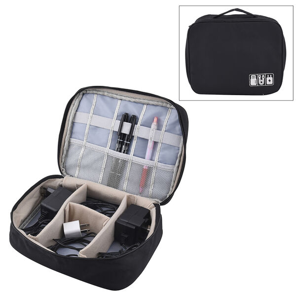 2-lagige Reisetasche, Schwarz image number 7