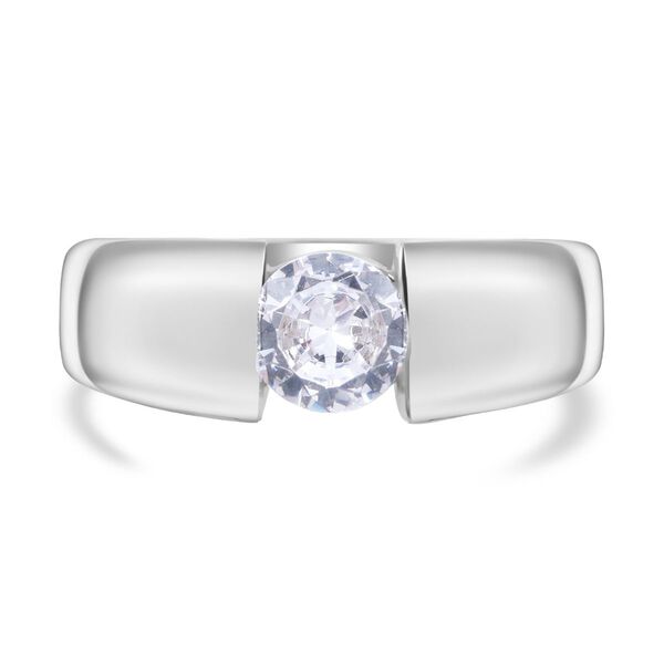 LUSTRO STELLA wei&szlig;er Zirkonia-Ring -  1,53 ct.