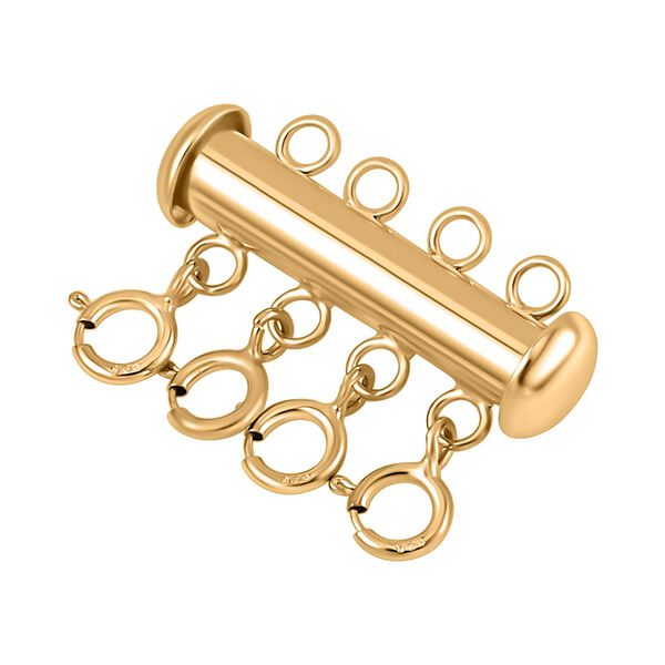 Halskette Verschluss in vergoldetem 925 Silber image number 2