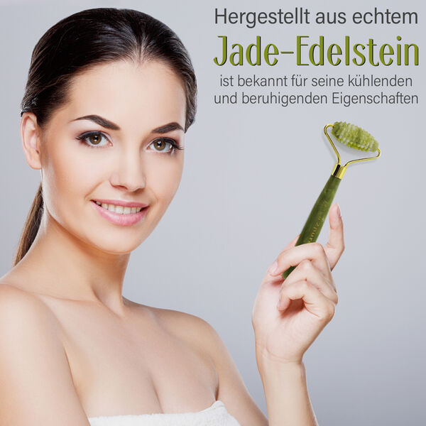 Jadewalze geriffelt gr&uuml;n Xiuyan image number 1