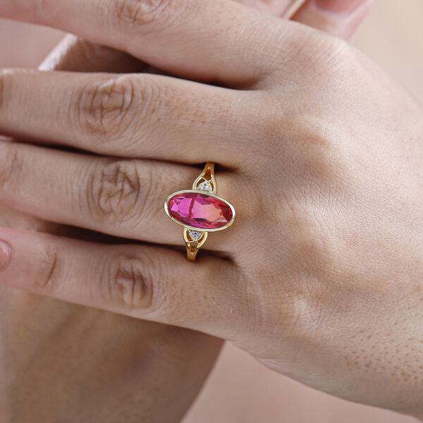 Sunset Triplett Quarz Ring, ca. 3,62 ct. image number 3