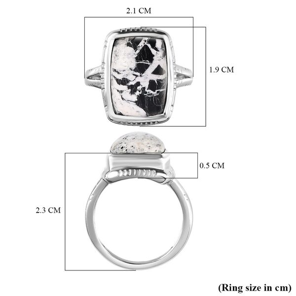 Wei&szlig;er B&uuml;ffel-Ring - 9,87 ct. image number 7