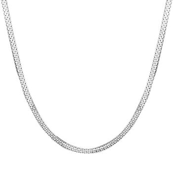 Italienische Garibaldi-Halskette in Silber