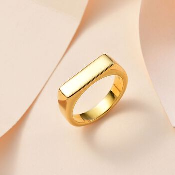 925 Silber 750 Gelbgold VermeilRing (Gr&ouml;&szlig;e 17.00) ca. 7,13g