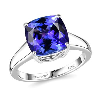 RHAPSODY AAAA Tansanit Ring in 950 Platin - 6,24 ct.