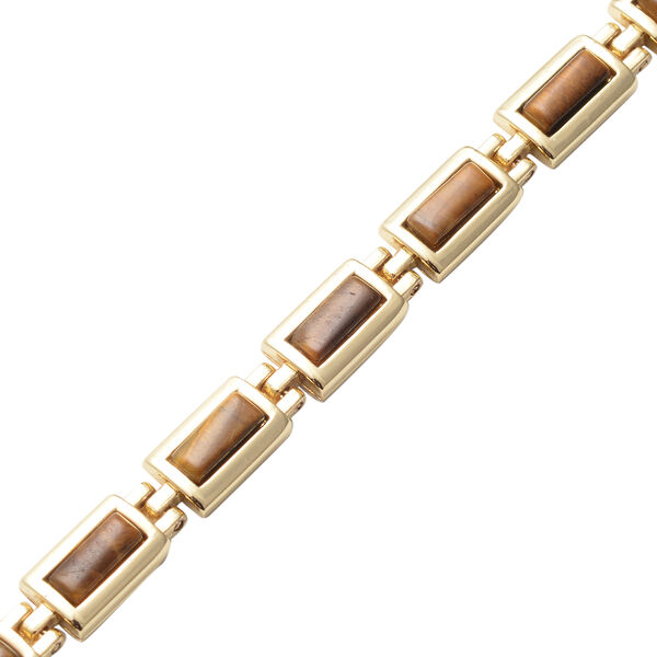 Gelbes Tigerauge-Armband, ca. 19 cm, goldfarben ca. 15,80 ct image number 4