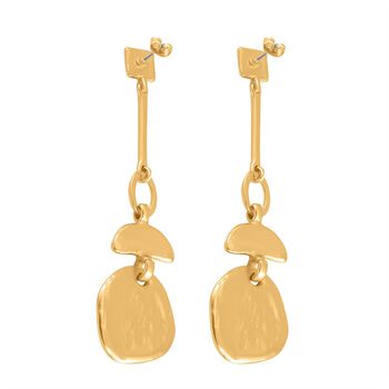 2er Set - geometrische Design-Ohrringe Schmuckset