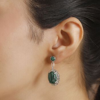 Malachit Ohrringe - 18,61 ct.
