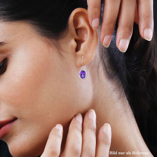 Afrikanische Amethyst-Ohrringe - 9,55 ct. image number 1