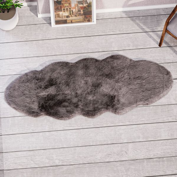 Kunstfell Teppich, hellbraun image number 2