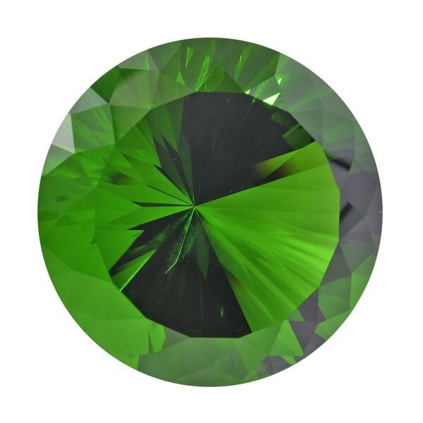 The 5th Season - Kristallglas-Diamant, 8x5.5cm, Smaragd-gr&uuml;n