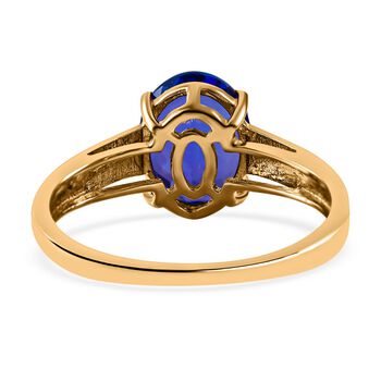 AAA Tansanit Ring in 585 Gelbgold - 2,68 ct.