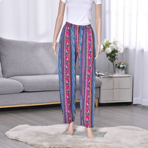 Gewebte Viskosehose, L&auml;nge 103/ H&uuml;fte 66/ Taille 56cm, rotfarben image number 2