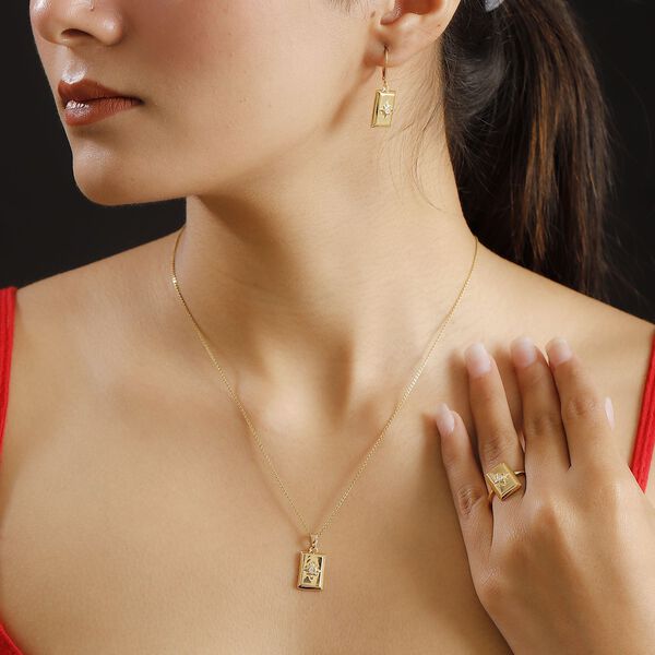 Schmuckset mit Diamantakzenten image number 3