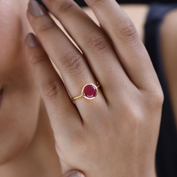 Afrikanischer Rubin (Fissure gefüllt) Ring - 2,81 ct. image number 3