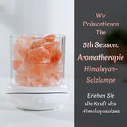 The 5th Season Aromatherapie Himalayan-Salzlampe mit 5 Baumwollpads, 9,8x10,8cm, ca. 500g image number 1