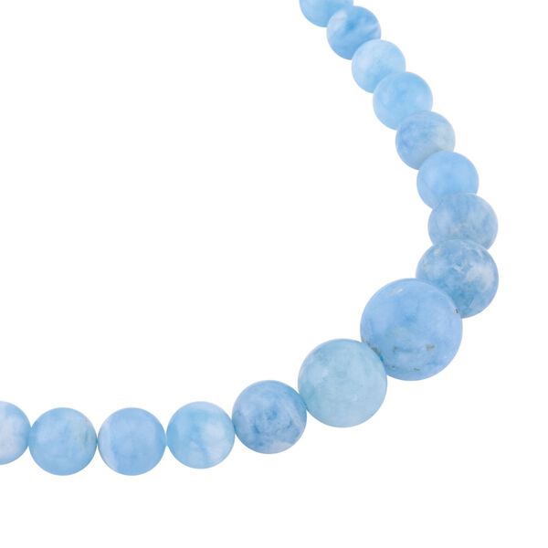 Runde Aquamarin-Halskette image number 3