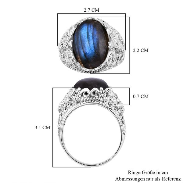 Royal Bali Kollektion- Labradorit Ring - 12,15 ct. image number 6