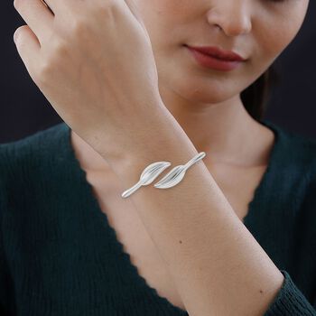 Elektroform Bypass Blatt Armreif