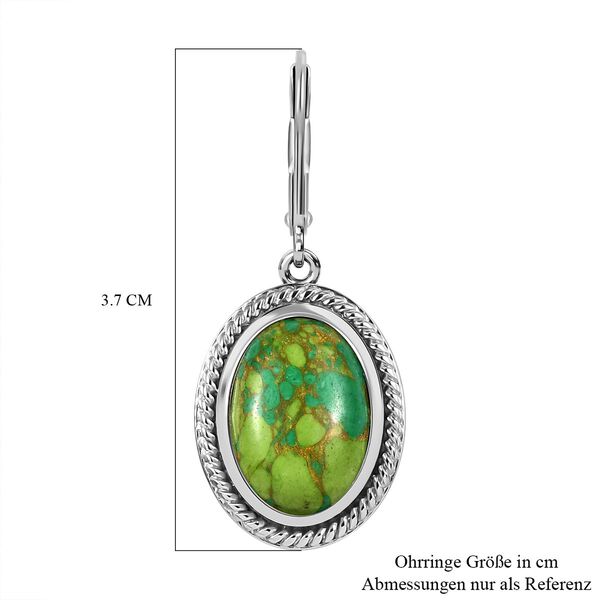 Grüne Türkis-Ohrringe image number 5