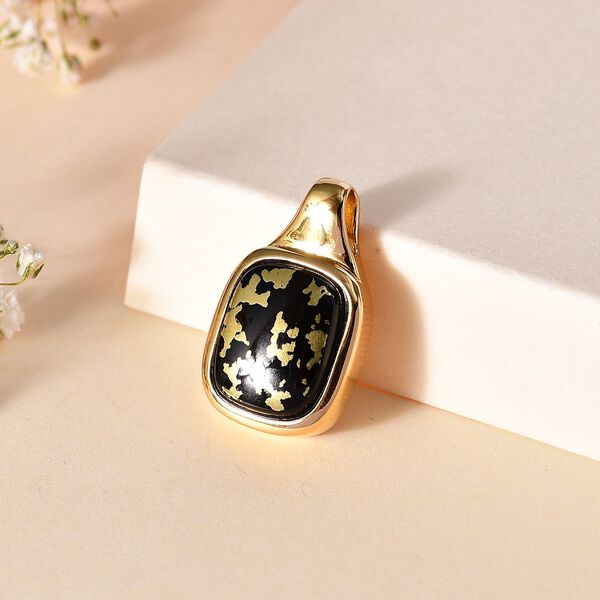 Goldenite Anh&auml;nger 925 Silber 750 Gelbgold Vermeil ca. 4,86 ct. image number 2