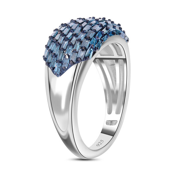 Blauer Diamant-Ring - 1 ct. image number 2