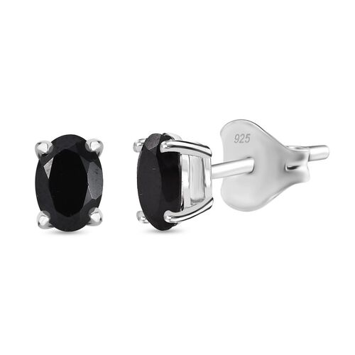 Schwarze Spinell Ohrringe - 1,93 ct. image number 0
