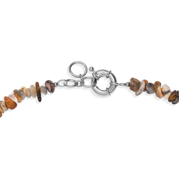 EverTrue gelbe T&uuml;rkis und verr&uuml;ckte Spitzen-Achat 45cm Halskette - 440 ct. image number 4