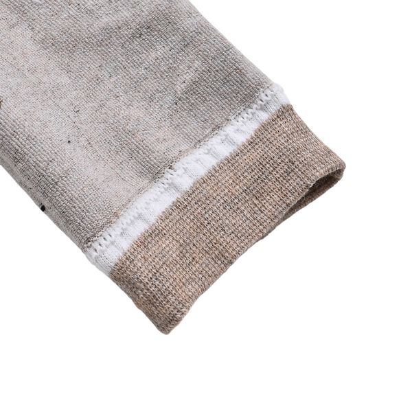 4 Paar Kn&ouml;chelsocken aus Baumwoll-Polyester, atmungsaktiv und elastisch, 26-28cm, Dunkel-Khaki und Hell-Khaki image number 5