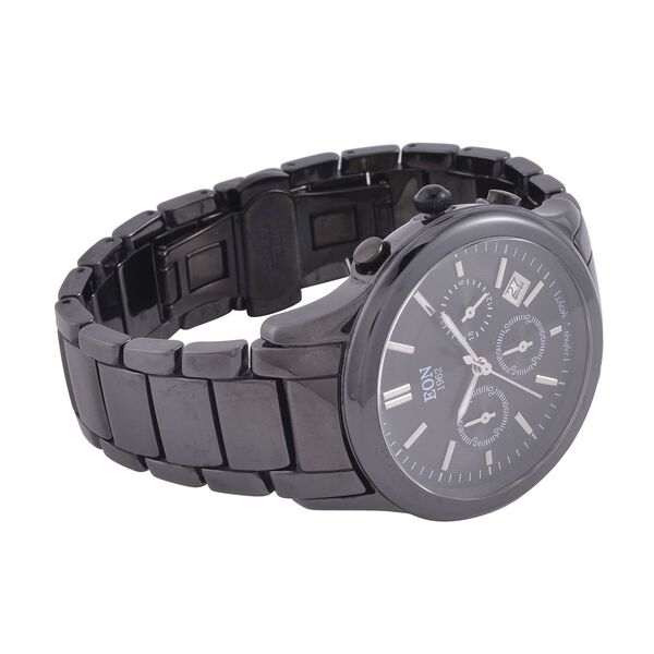 EON 1962 japanisches Uhrwerk, schwarz image number 5