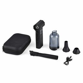 Handstaubsauger mit Bürstenmotor und Zubehör-Set, Schwarz Handstaubsauger mit Bürstenmotor und Zubehör-Set, Schwarz