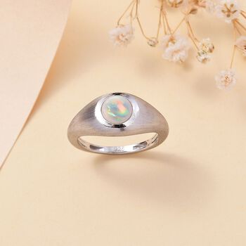 Nat&uuml;rlicher, &auml;thiopischer Welo Opal-Ring - 0,49 ct.