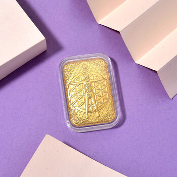 EXKLUSIVES GESCHENK - 999er Goldfolie mit 7-Chakren-Motiv 10mg