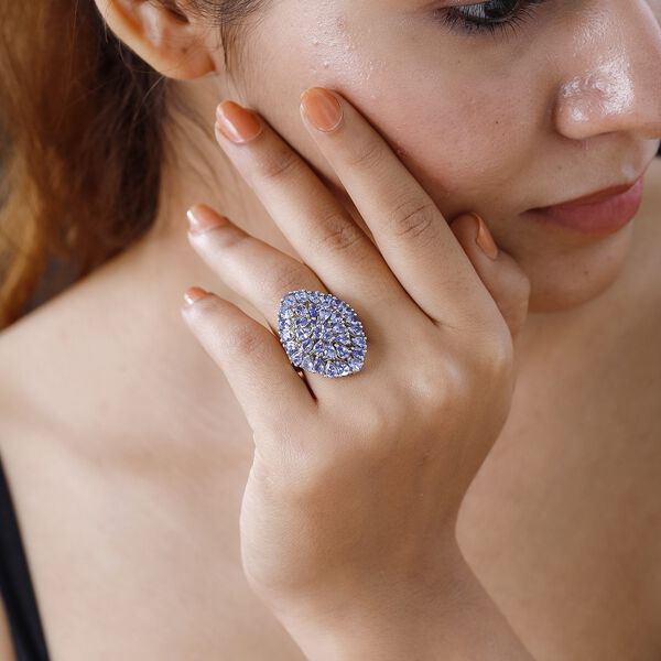 Tansanit Cocktail Ring - 4,76 ct. image number 3