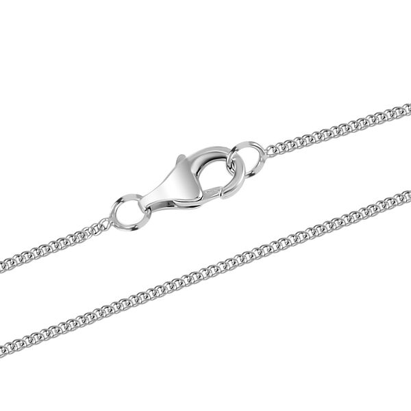 Wei&szlig;e Barockperle, Nat&uuml;rlicher Chromdiopsid Anh&auml;nger mit Kette, 925 Silber rhodiniert image number 5