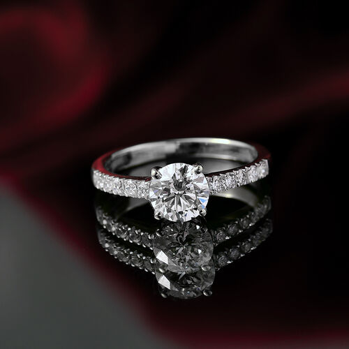 LUXURIANT DIAMOND- SI Labor Diamant Ring, 925 Silber rhodiniert - 1,25 ct. image number 1