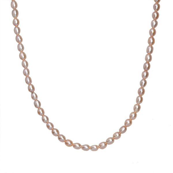 AA lavendel S&uuml;&szlig;wasser Perle 45+5cm Halskette