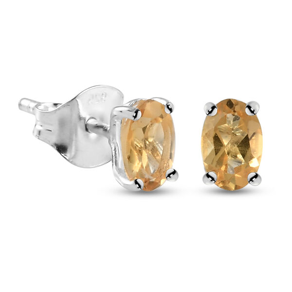 2er- Set, Citrin-Ohrstecker und Anh&auml;nger, 925 Silber ca. 1,59 ct image number 7