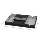 Schreibtisch Organizer mit 6 Fächern, Smartphone und Brillenfach, Schwarz image number 3