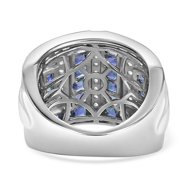 AA Tansanit und Zirkon Ring - 3,99 ct. image number 6