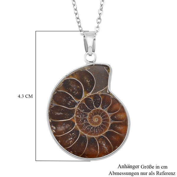 Ammonit Schmuckset ca. 50 cm Nickelfreies Messing ca. image number 7