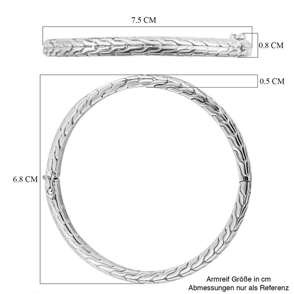 Royal Bali Kollektion- Tulag Naga Armreif , 19cm image number 5