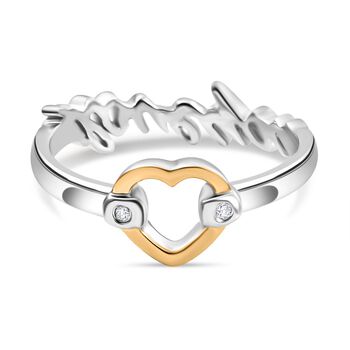 GP Amore Kollektion - Kanchanaburi blauer Saphir und wei&szlig;er Champagner Diamant Ring