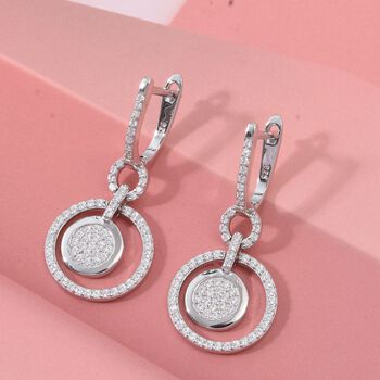 Lustro Stella wei&szlig;e Zirkonia Ohrringe