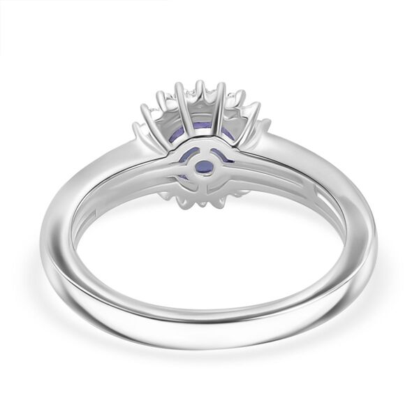 AA Tansanit und Moissanit Ring - 1,28 ct. image number 6